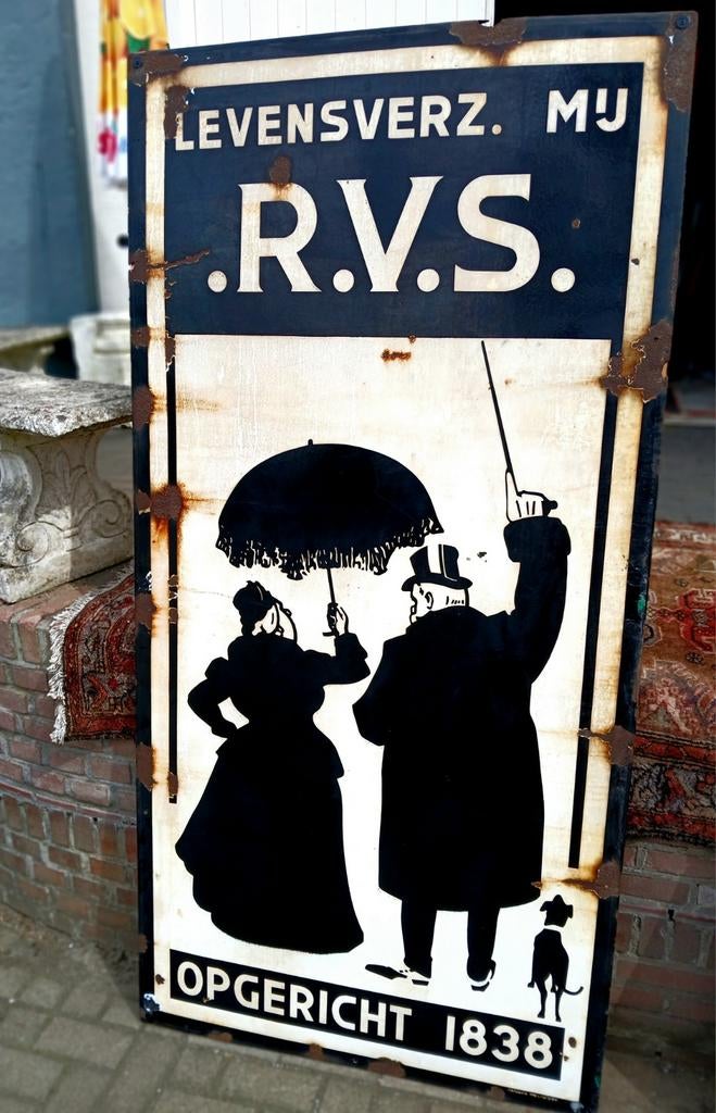 RVS emaillebord, Verzamelen, Ophalen, Gebruikt, Info@rvs.nl, Nederland