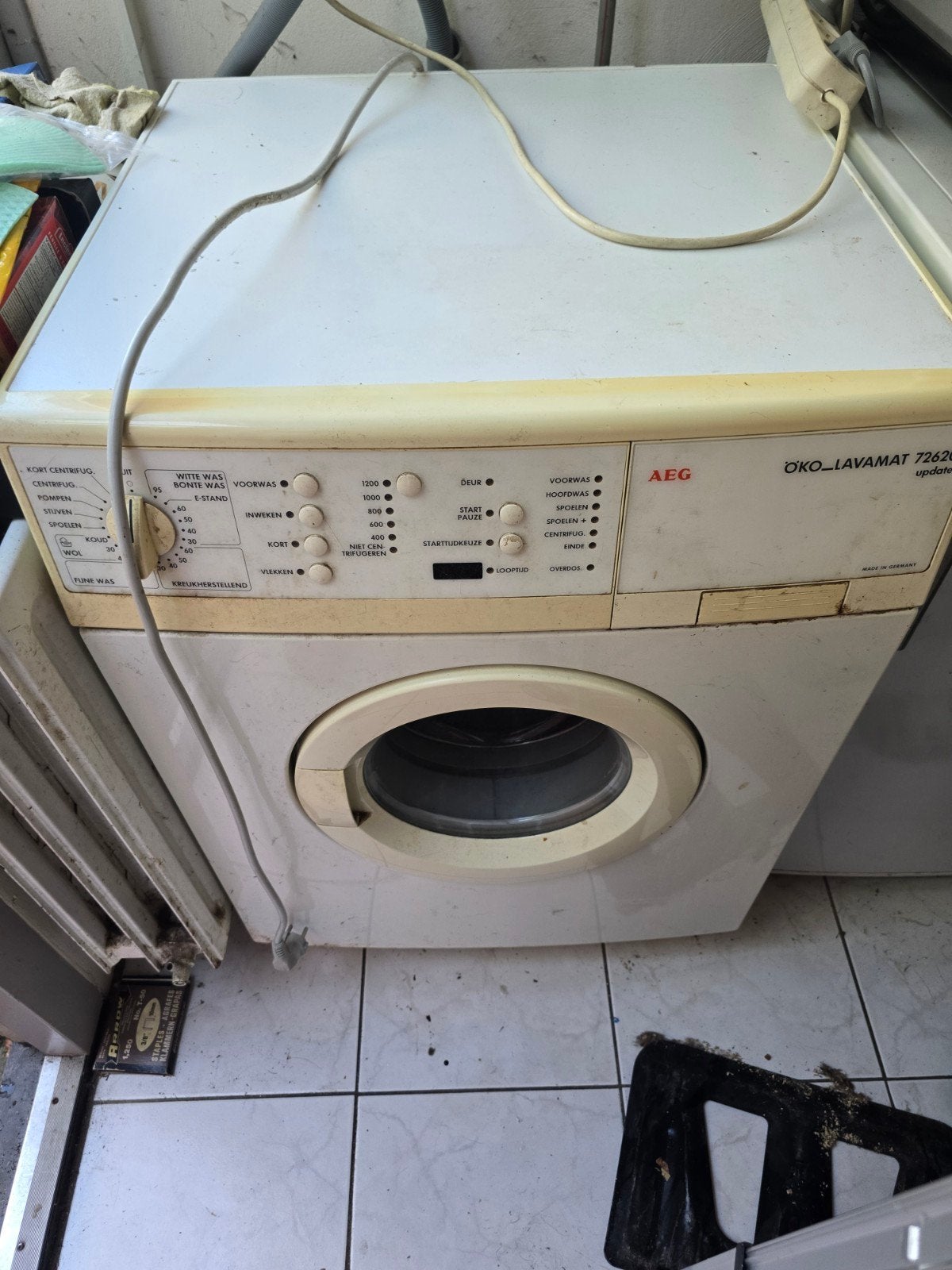 AEG ÖKO_LAVAMAT 72620 Wasmachine - Gebruikt, Ophalen, 6 tot 8 kg, Voorlader, Kort programma
