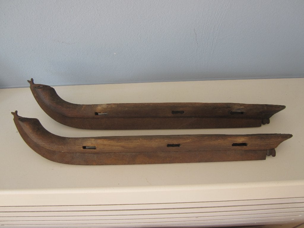 houten schaatsen, Antiek en Kunst, Ophalen of Verzenden