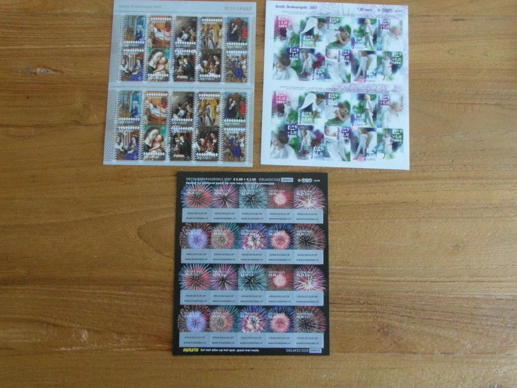 Goede Doelen Zegels December 2005-2007 Postfris, Postzegels en Munten, Postzegels | Nederland, Ophalen of Verzenden, Na 1940, Postfris