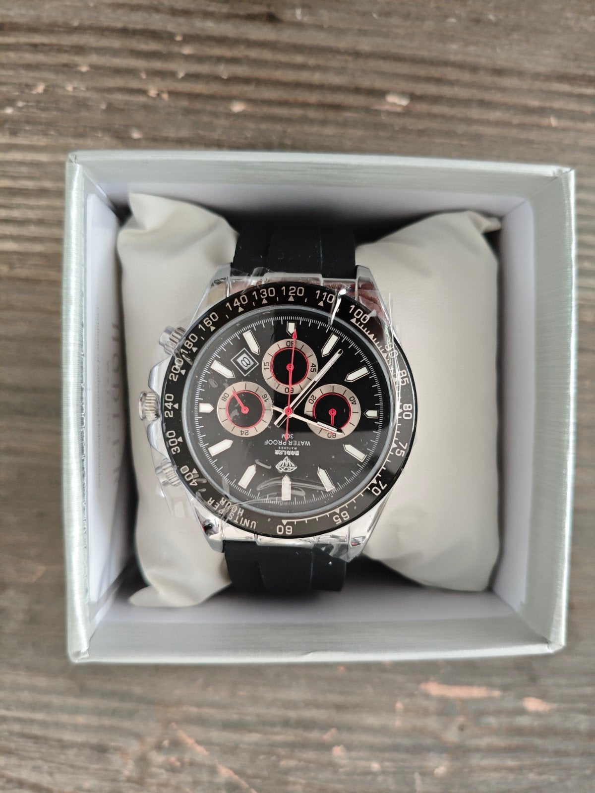Hodler Vernier black, nieuw in doos, Sieraden, Tassen en Uiterlijk, Horloges | Heren, Ophalen of Verzenden, Nieuw, Overige merken