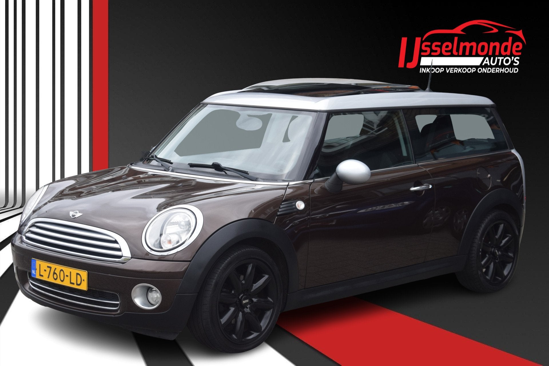MINI Clubman 1.6 Cooper PANORAMADAK AIRCO (bj 2009), Auto's, Voorwielaandrijving, Stof, Gebruikt, 4 cilinders