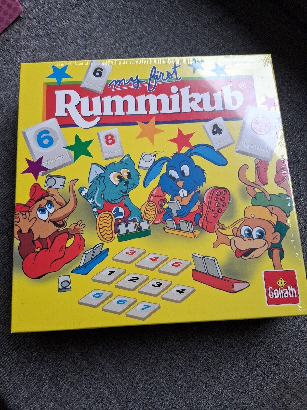 My First Rummikub - Educatief cijferspel voor kinderen, Drie of vier spelers, Ophalen, Nieuw, Goliath