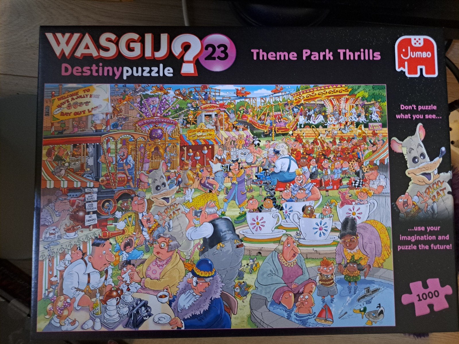 Wasgij Theme Park Thrills, Ophalen, 500 t/m 1500 stukjes, Zo goed als nieuw