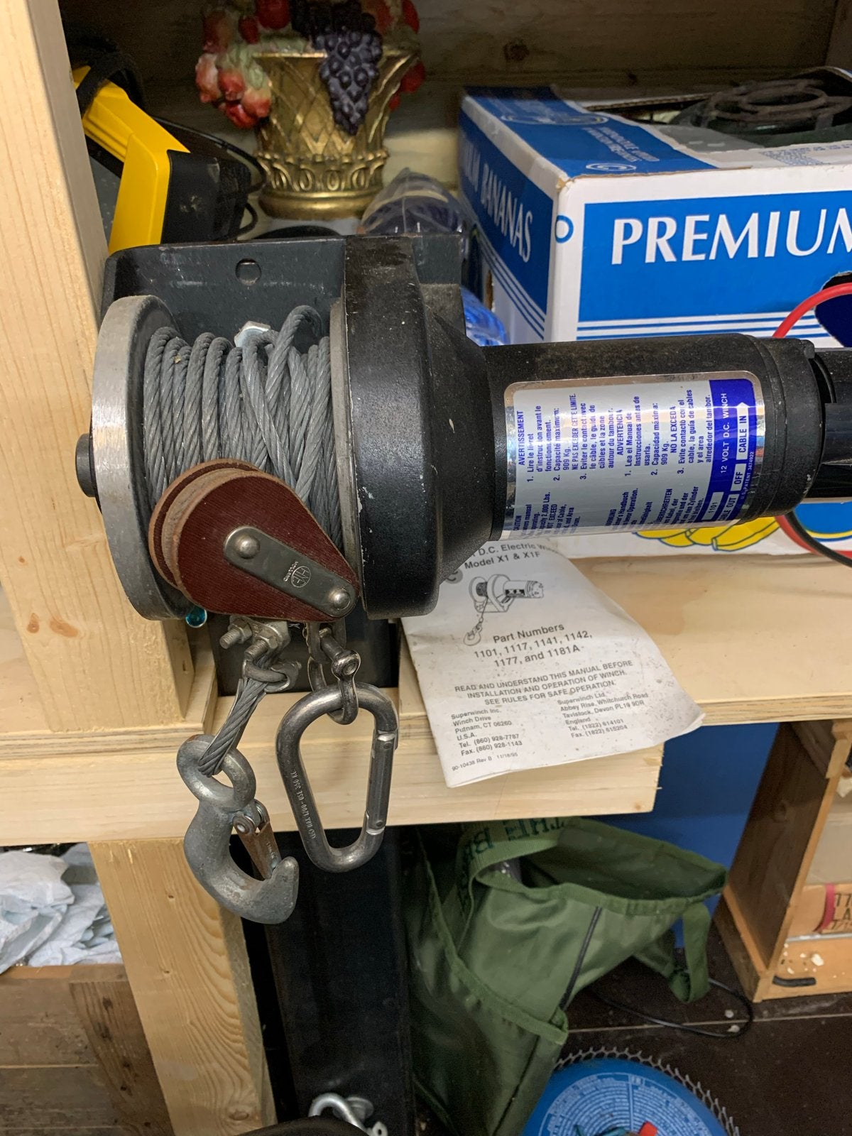Superwinch X1/X1F Lier met druppelaaraansluiting, Ophalen of Verzenden, Gebruikt, Elektrisch