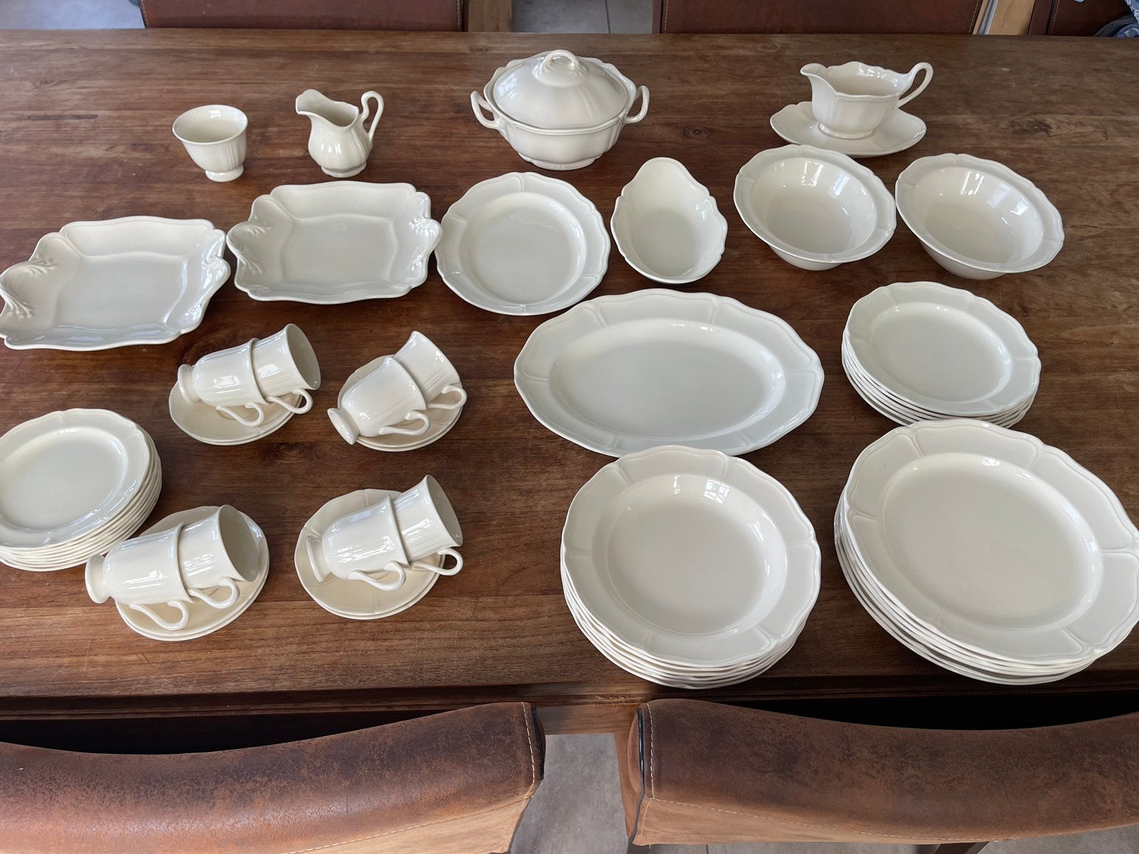 Wedgwood Queen's Plain servies 6 persoons, Ophalen of Verzenden