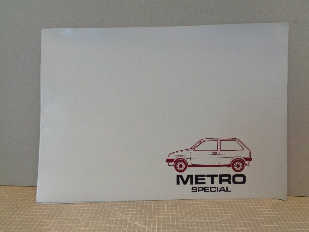 mini metro brochure, Ophalen of Verzenden, Zo goed als nieuw, Overige merken