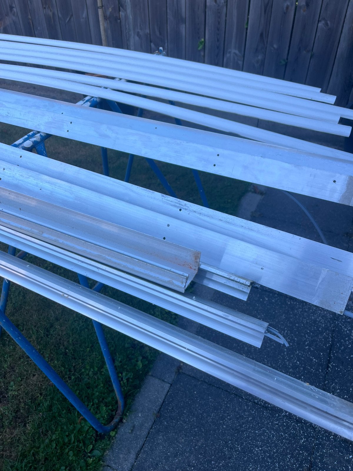 Polycarbonaat profielen, Tuin en Terras, Ophalen, Zo goed als nieuw, Veranda