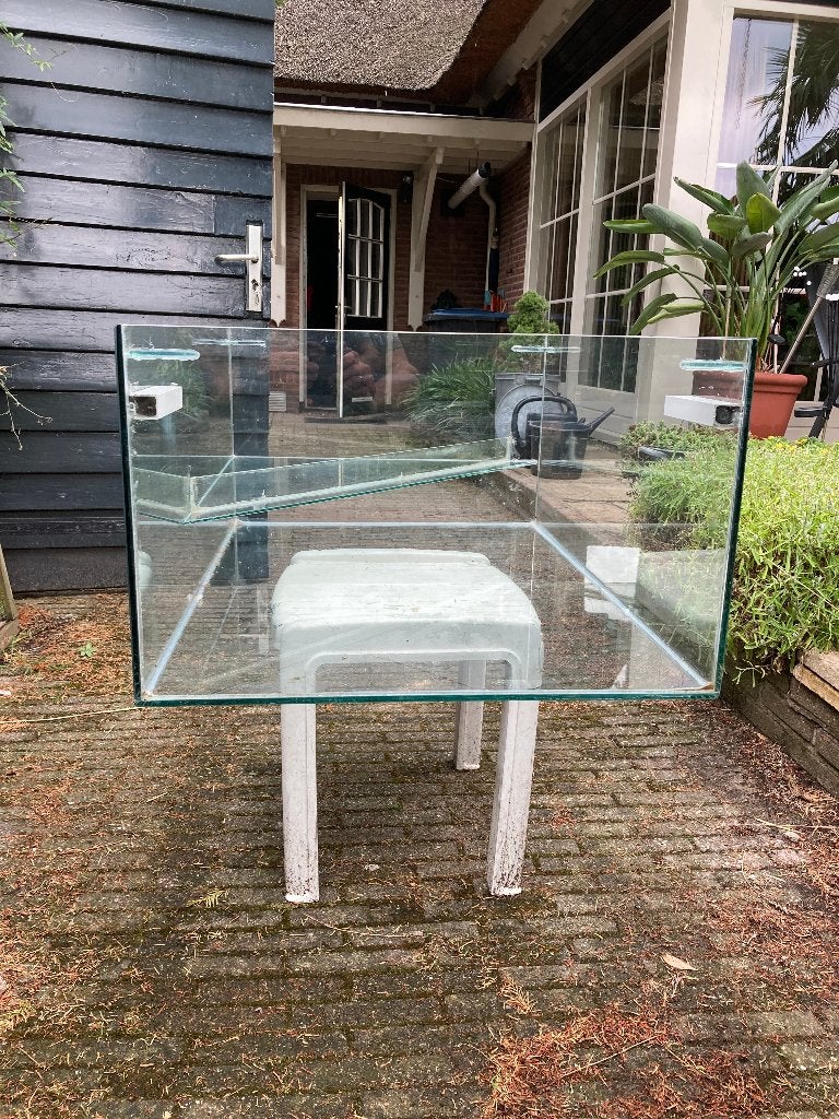 glazen terrarium, Dieren en Toebehoren, Ophalen, Gebruikt, Terrarium of Paludarium