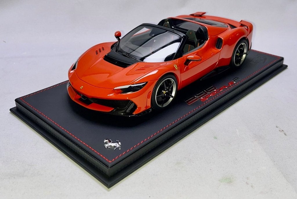 Ferrari 296 Speciale Aperta Rosso 1:18 P18270A van BBR, Hobby en Vrije tijd, Ophalen of Verzenden, Nieuw, Auto, Overige merken