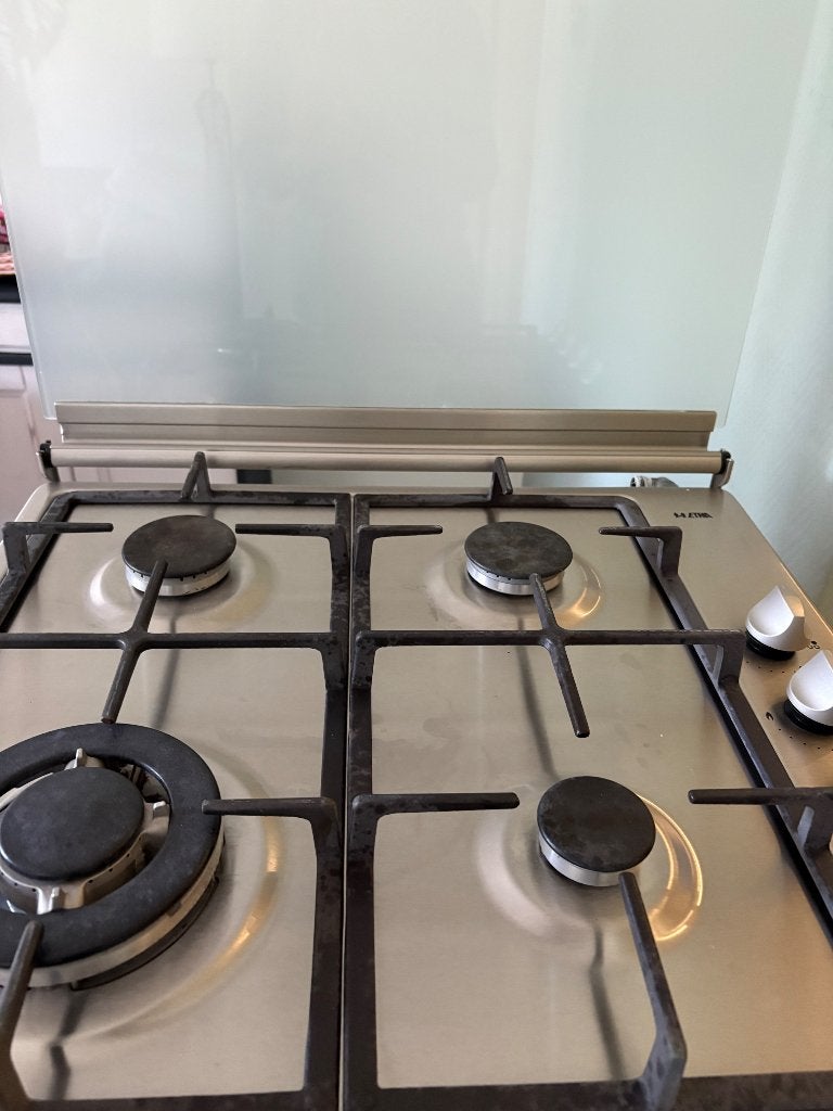 Gasfornuis met wokbrander, laatste dag!, Ophalen, Gebruikt, 4 kookzones, Gas