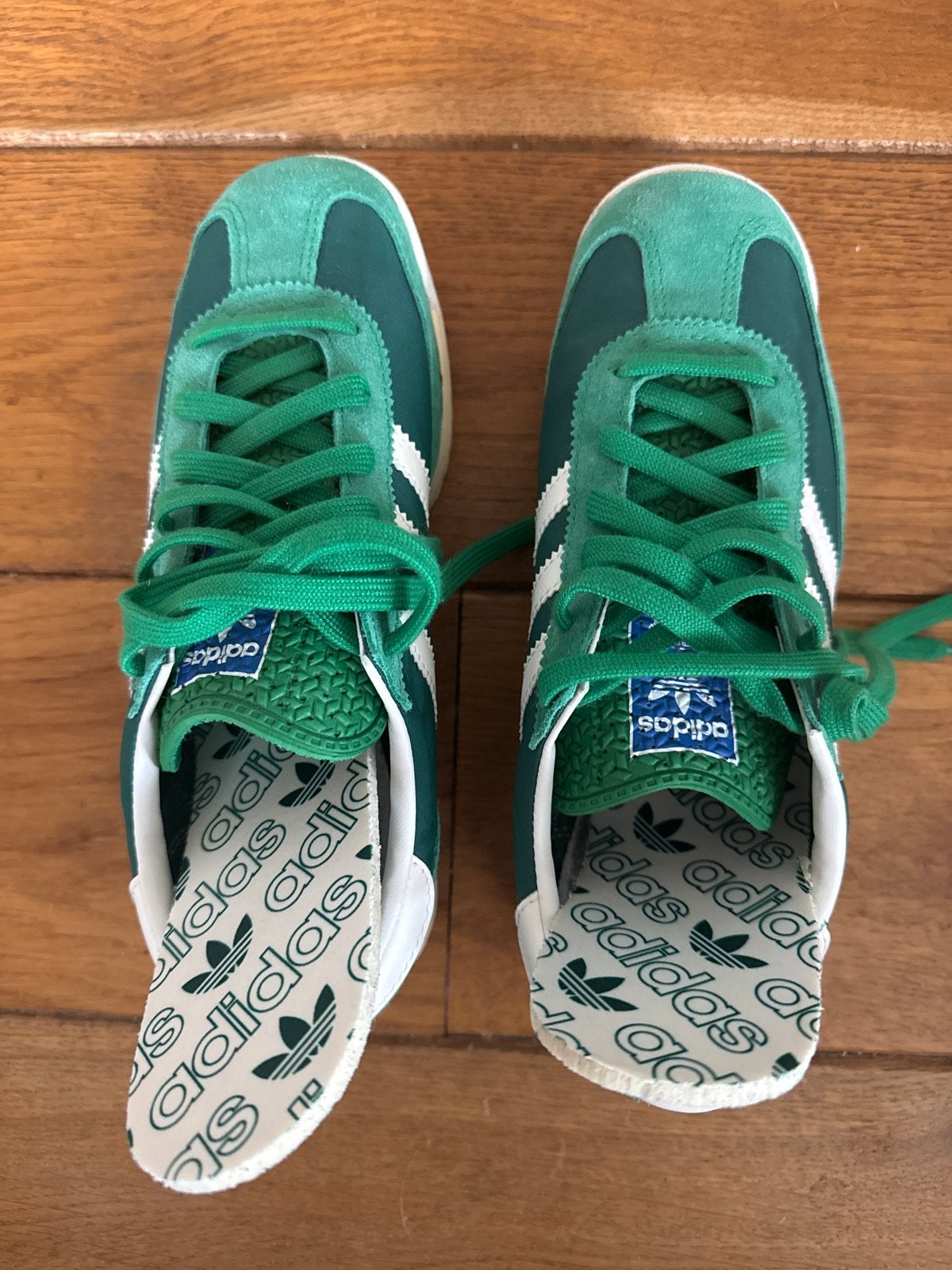 Adidas SL 72 sneakers - Groen: dames maat 38, Ophalen of Verzenden, Gedragen, Groen, Sneakers of Gympen