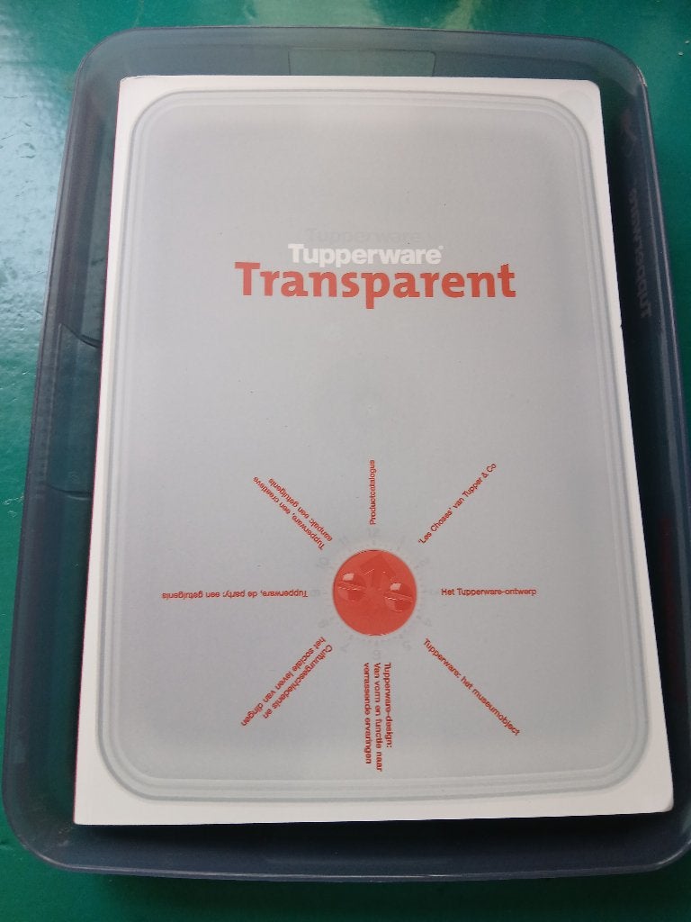 Tupperware boek:  Transparent; met diepvriesdoos, Ophalen of Verzenden, Nieuw, Overige typen