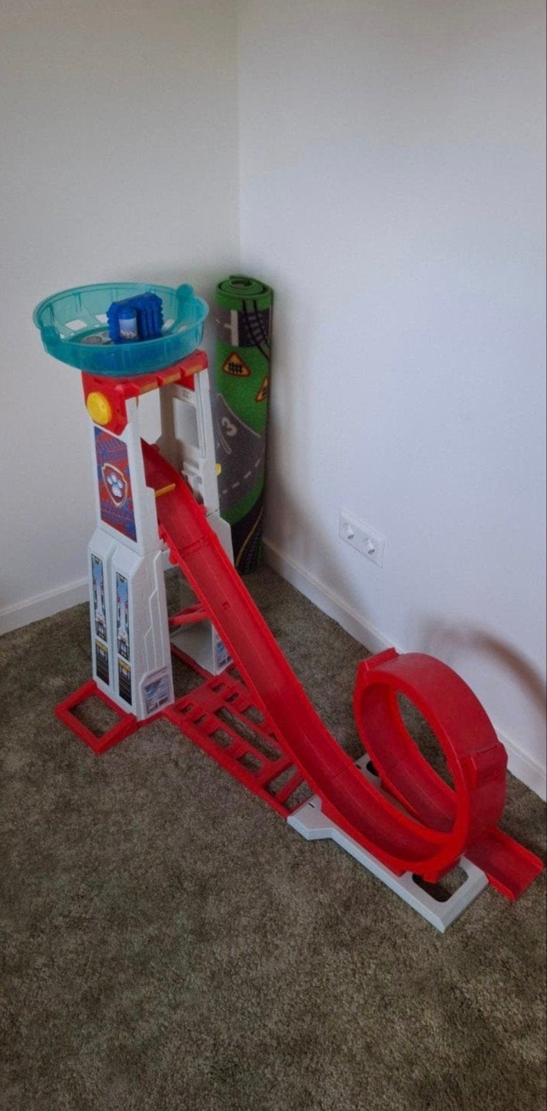 Paw Patrol Rescue Wheels Super Loop Toren, Racebaan, Zo goed als nieuw, Ophalen, Overige merken