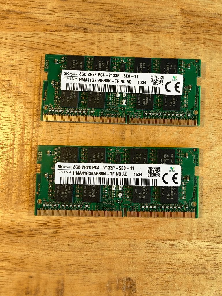 SK hynix 16GB DDR4 2133MHz SO-DIMM Set (2x8GB), Computers en Software, Unterschweinstiege 2-14 MAC Main Airport Cente r60549 Frankfurt am Main