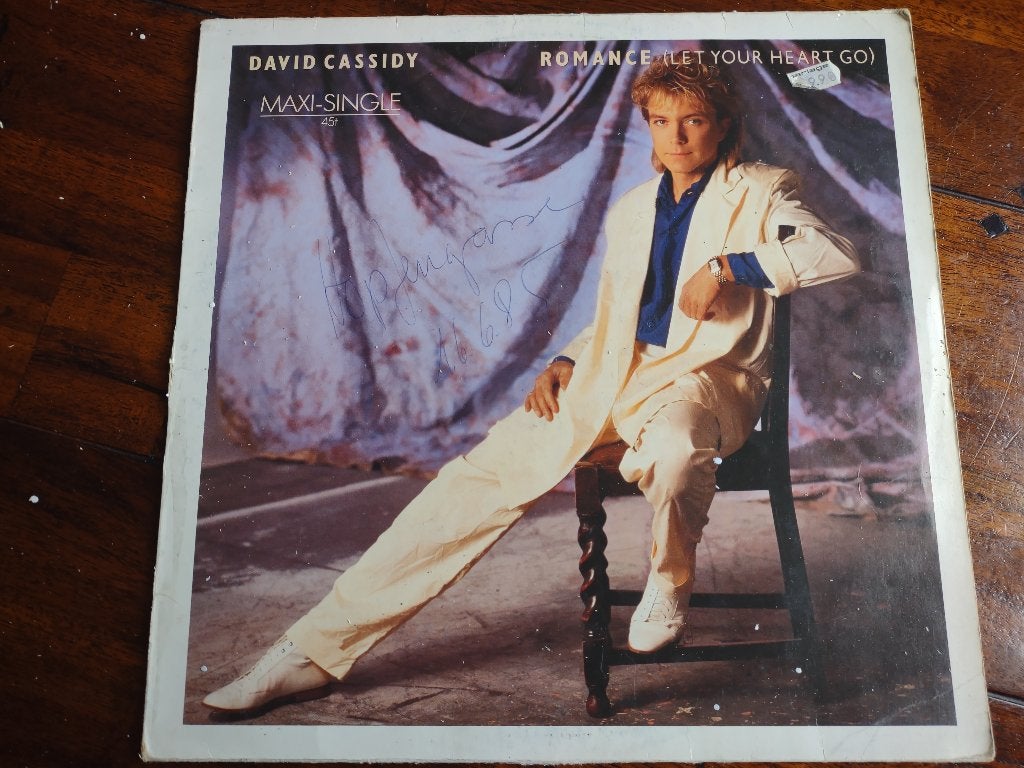 Maxi single - David Cassidy - Romance ( Let your heart go ), Maxi-single, Ophalen of Verzenden, Zo goed als nieuw, Pop