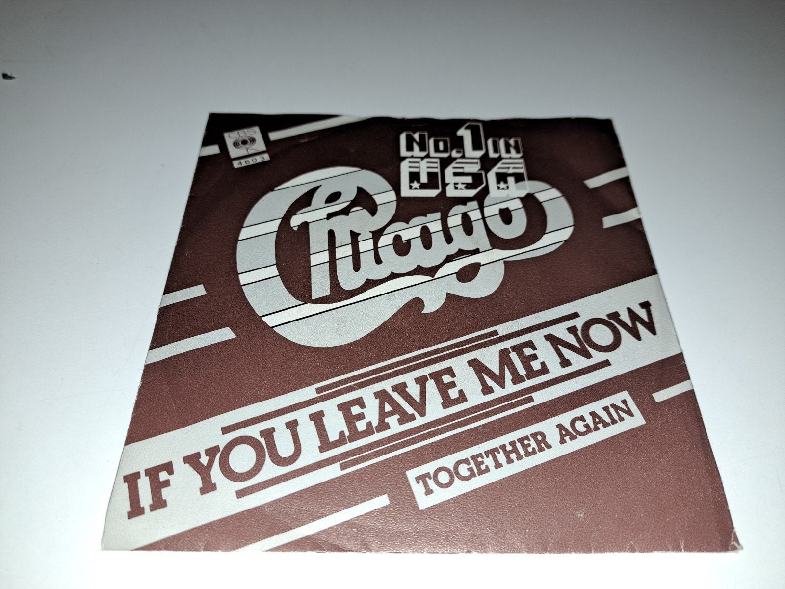 7" Chicago : If you leave me now, Cd's en Dvd's, Verzenden, Gebruikt, Pop