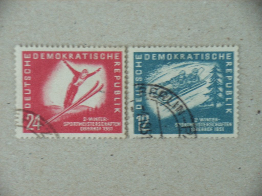 BL    DDR 280-281, Ophalen of Verzenden, DDR, Gestempeld
