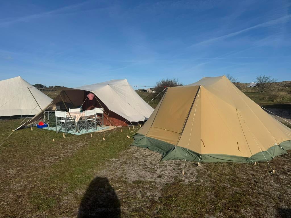 Kamperen op Stortemelk, Vlieland, 2 tenten (5p.)