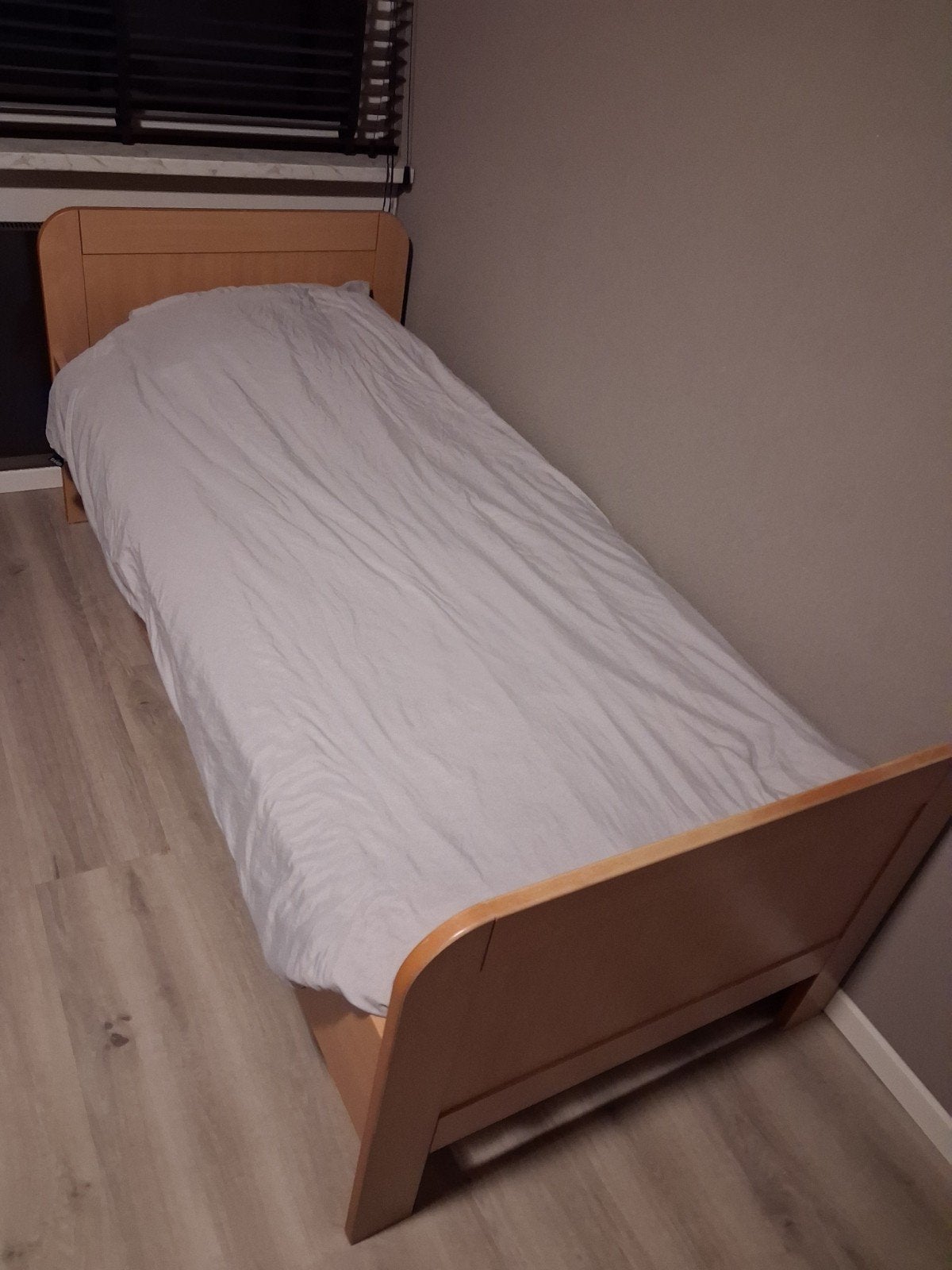 1 persoonsbed, Ophalen, Gebruikt, 90 cm, Eenpersoons