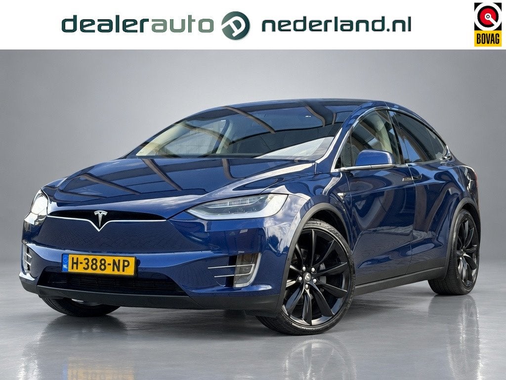 Tesla motors Model X 100D 6p | SOH 88% | Luchtvering | 22 in, Auto's, Model X, 0 cilinders, 90 kWh, Leder