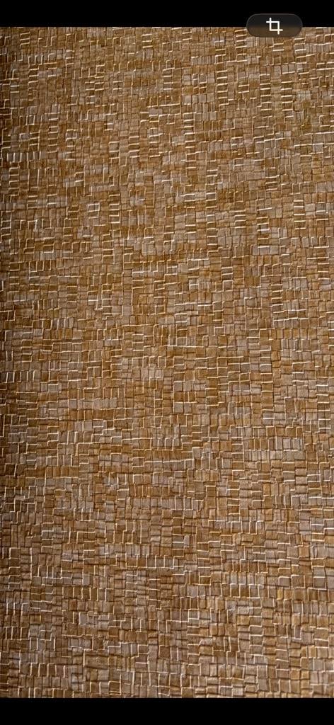 Reststuk behang - Casamance, collectie Tessela, Huis en Inrichting, Ophalen of Verzenden, Minder dan 10 m², Bruin