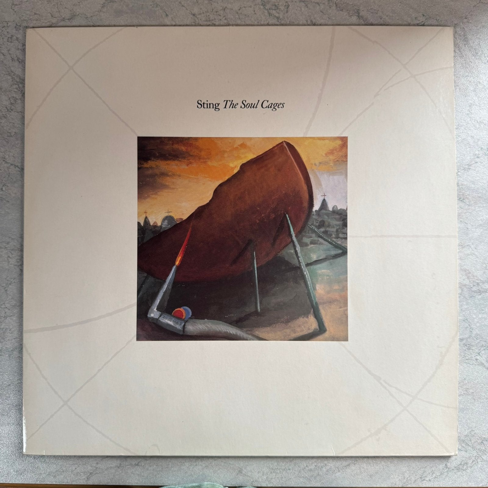 Sting The Soul Cages LP Vinyl 1991 Jazz-Rock Pop Rock, LP, Gebruikt, Pop, Ophalen of Verzenden