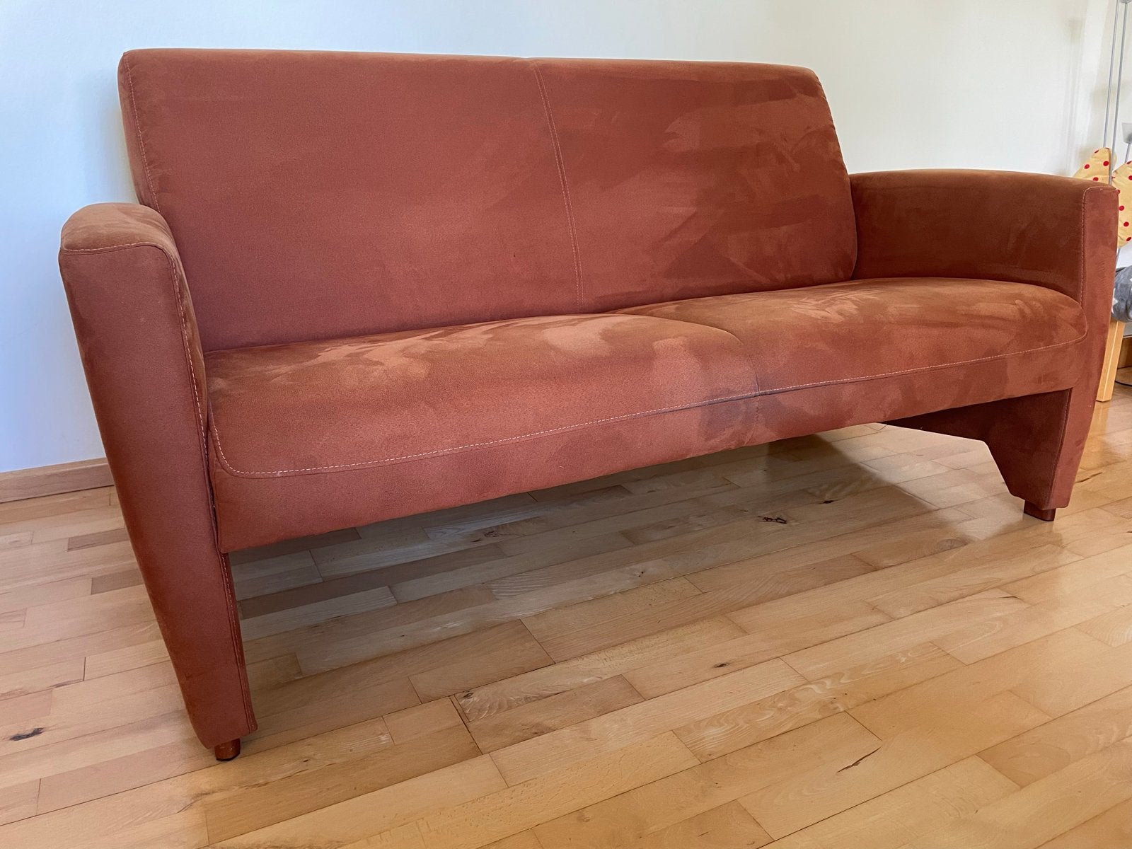 Comfortabele 2,5-zitsbank met koudschuim vulling, Gebruikt, 150 tot 200 cm, Tweepersoons, 75 tot 100 cm
