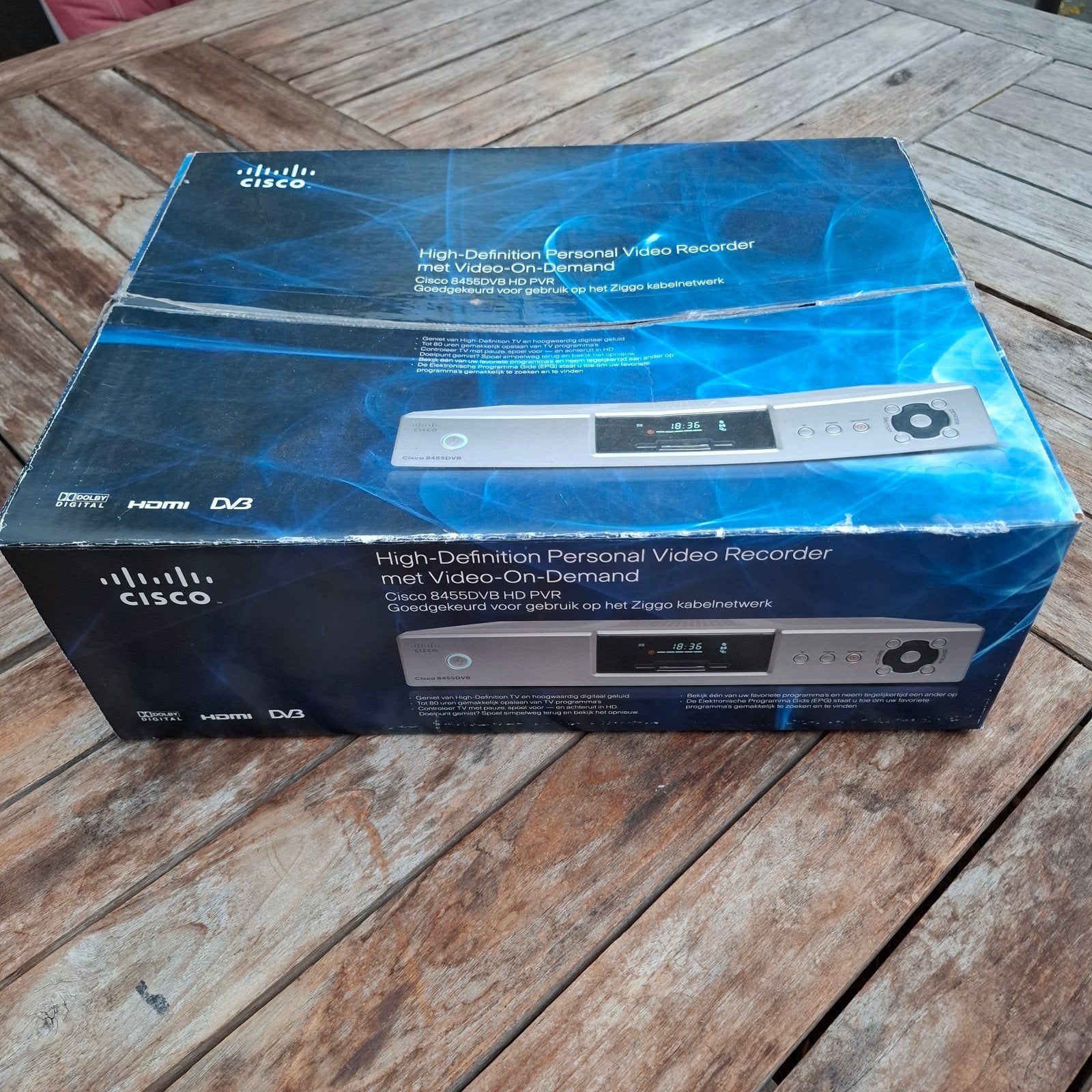 Cisco 8455DVB HD PVR Digitale Ontvanger en Afstandsbediening, Ophalen of Verzenden, Gebruikt, Harddiskrecorder