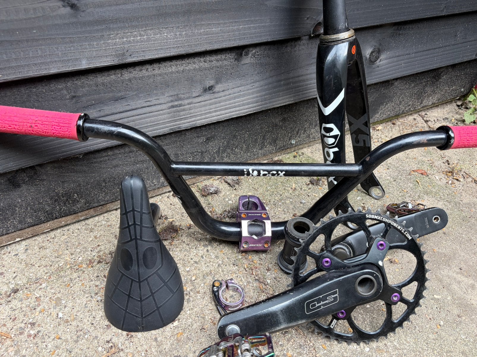 Box en sd onderdelen, Fietsen en Brommers, Ophalen, Zo goed als nieuw, Stuur, Carbon