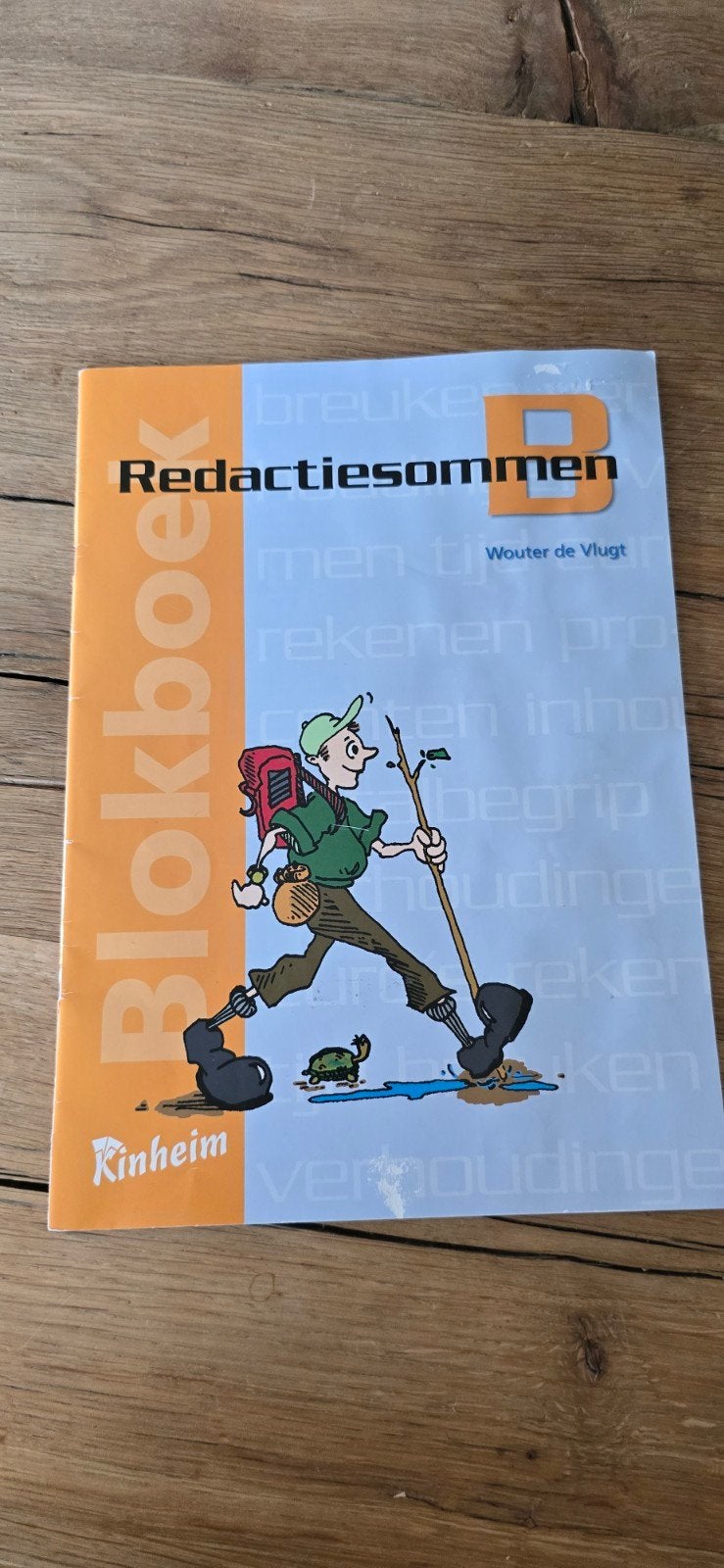 Blokboek Redactiesommen B - Wouter de Vlugt, Ophalen of Verzenden, Zo goed als nieuw, Wouter de Vlugt