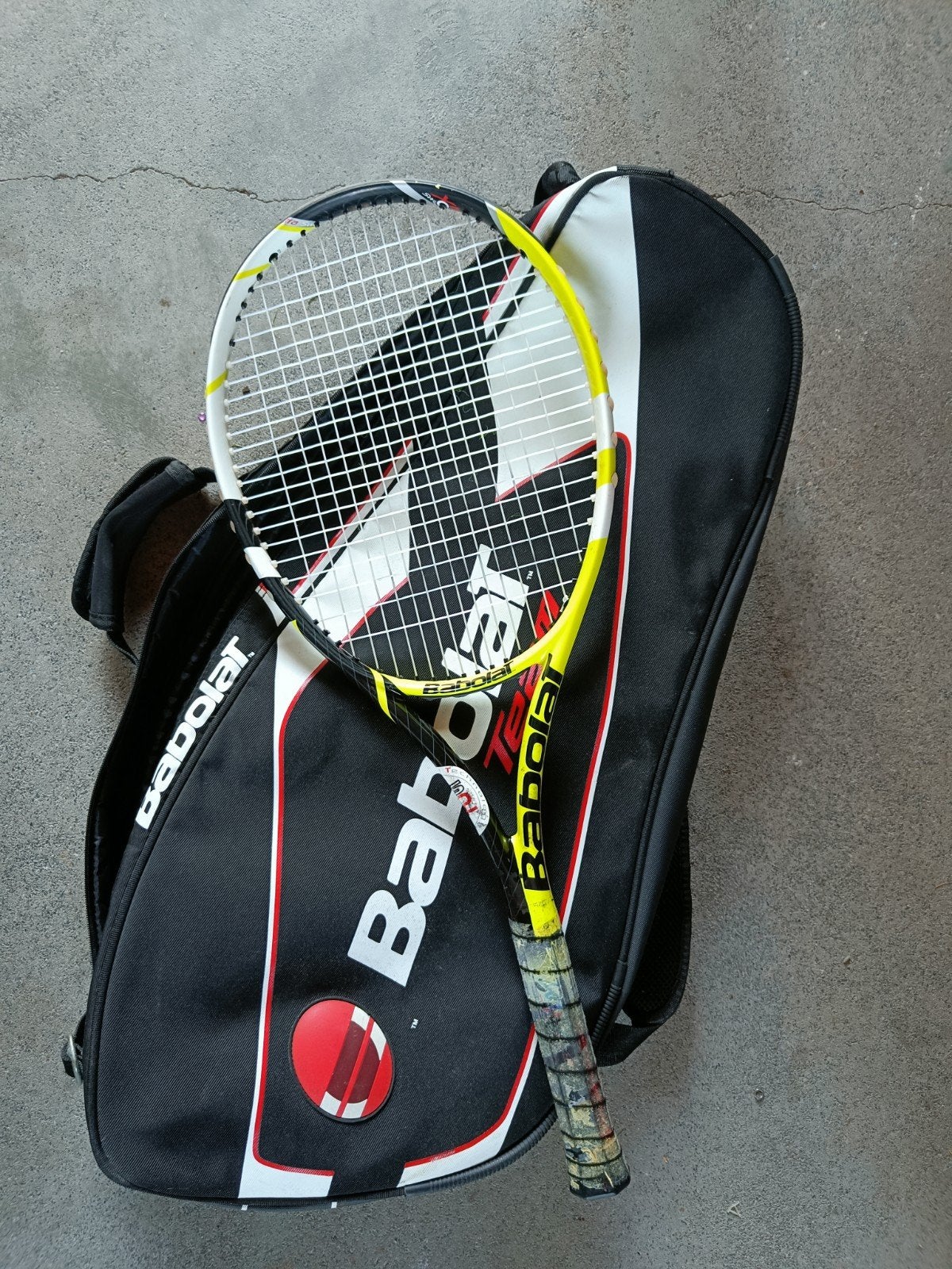 Babolat tennisracket met tas, Ophalen, Gebruikt, Racket, Babolat