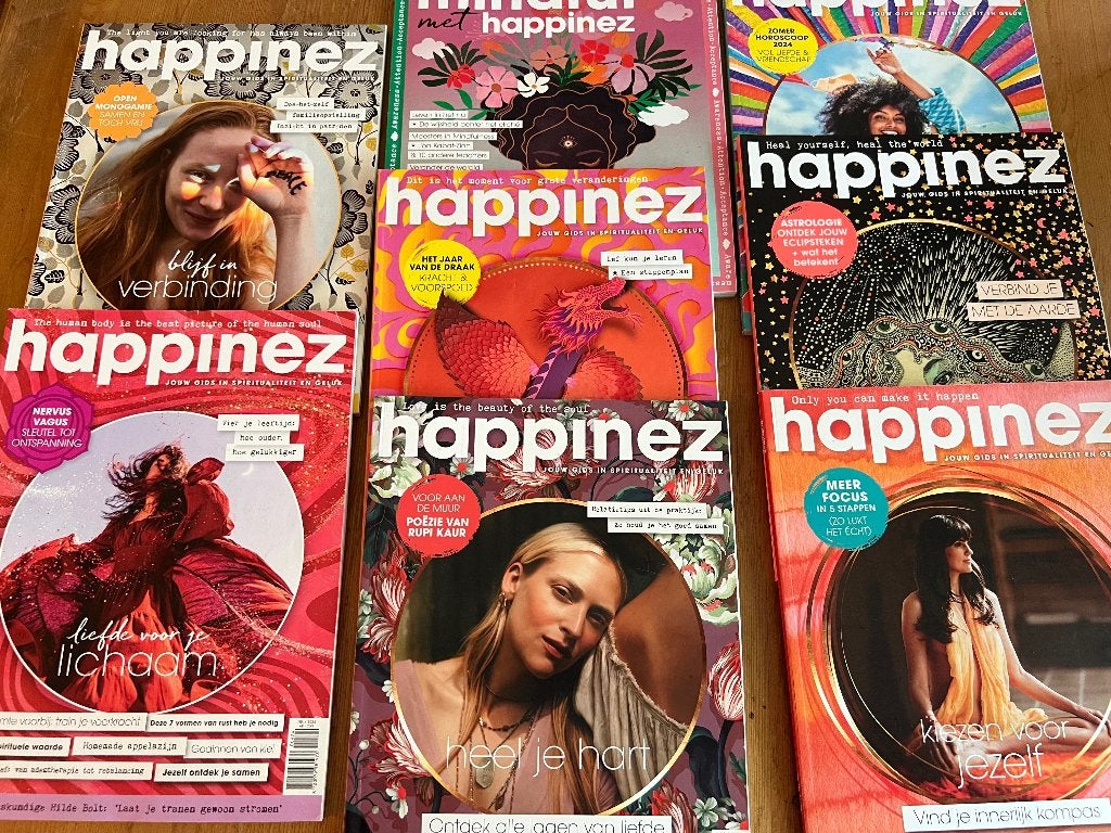 Tijdschrift Happinez 2024, Boeken, Ophalen, Zo goed als nieuw, Lichaam en Geest