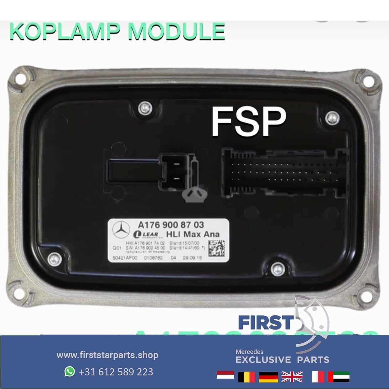 A1769008703 Mercedes LED Koplamp Module Facelift W176 W117 A, Gebruikt, -, Ophalen of Verzenden, -
