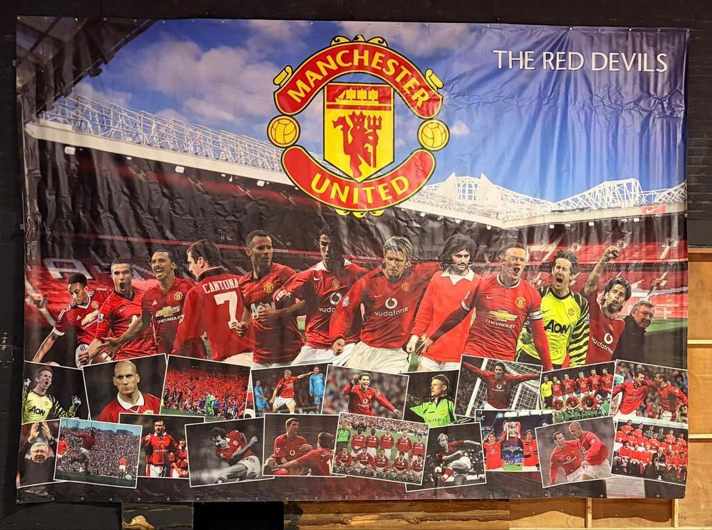 Voetbal decoratie/spandoek 700x500cm, Verzamelen, Ophalen, Zo goed als nieuw, Buitenlandse clubs