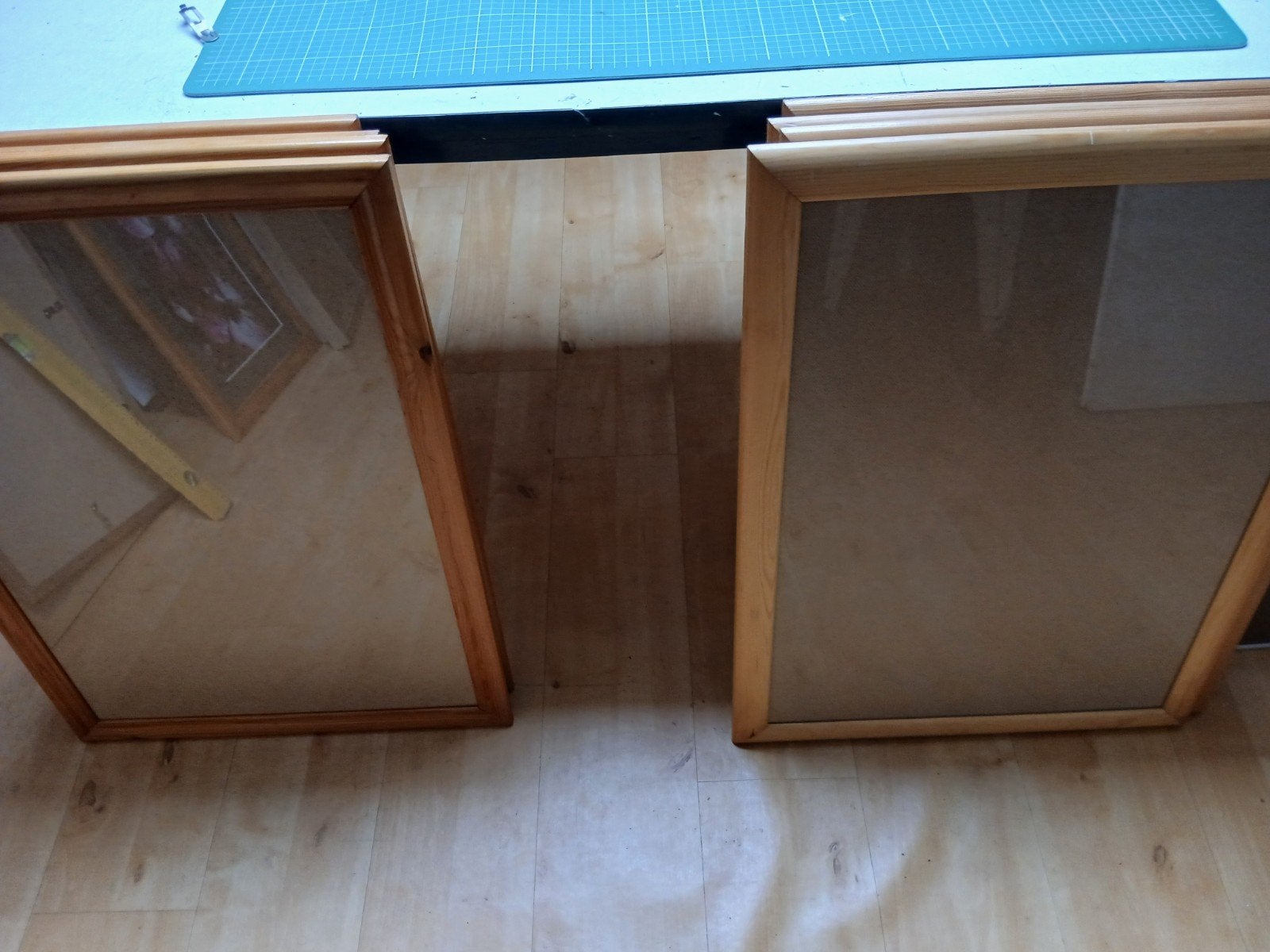 Houten lijsten - 8x 50 bij 70 - 4x 40 bij 50, Ophalen, Bruin, Hangend, Zo goed als nieuw