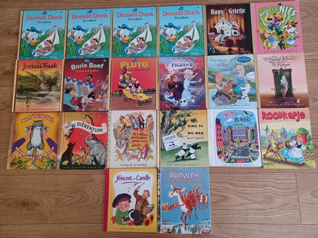 Gouden boekjes Disney / Efteling - 20 stuks, Ophalen of Verzenden, Zo goed als nieuw