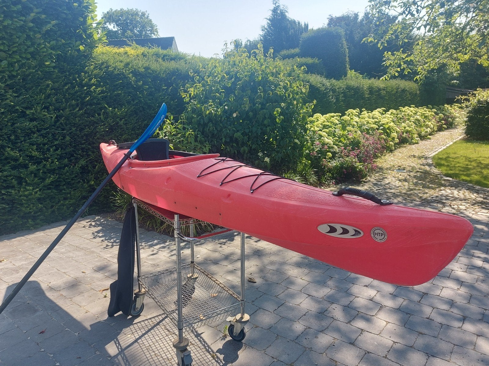 kajak met peddel prijon, Watersport en Boten, Kajaks, Ophalen, Gebruikt, 1-persoons