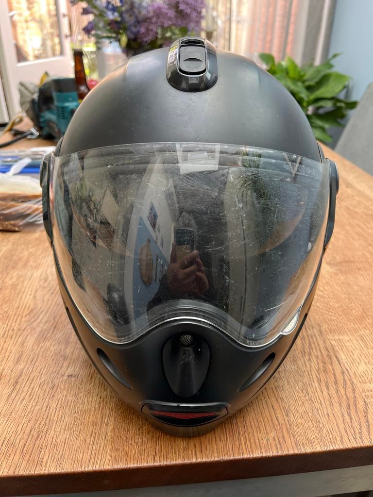 Caberg Rhyno systeemhelm zwart, maat 56-59, M, Systeemhelm, Ophalen of Verzenden, Caberg