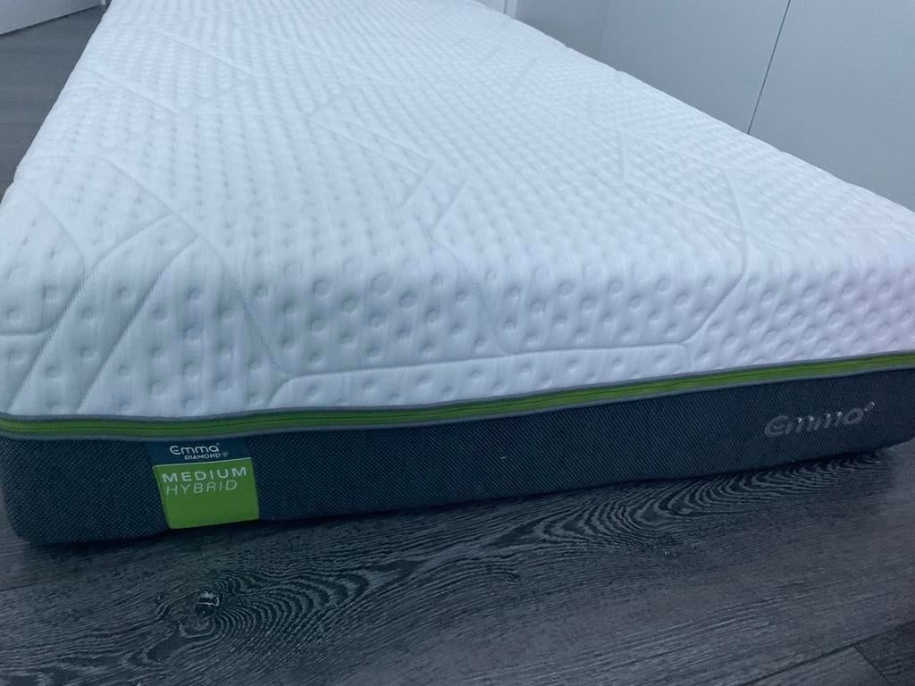 ZGAN Emma Diamond Hybrid pocketvering matras medium 90x210, Ophalen, 90 cm, Eenpersoons, 210 cm