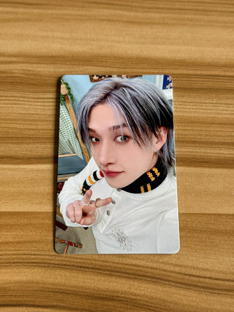 Stray Kids Bang Chan photo card, Ophalen of Verzenden, Zo goed als nieuw, Foto of Kaart