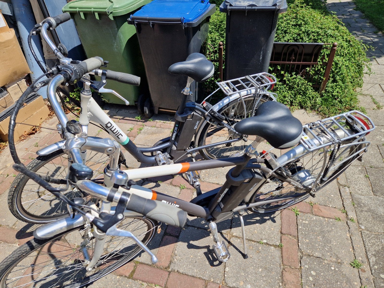 Twee nieuwe electrische fietsen, Ophalen, Gebruikt