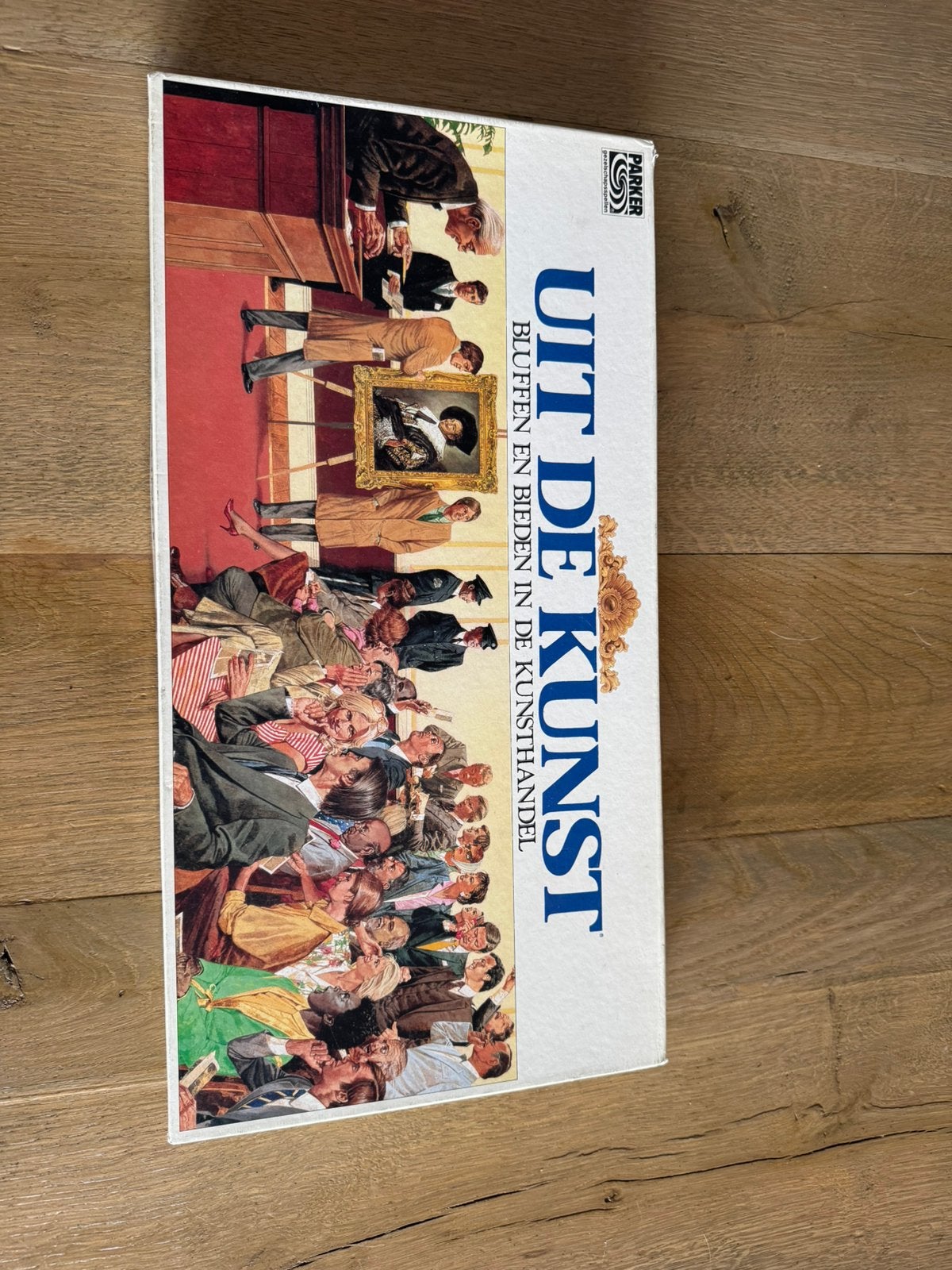 Uit de Kunst bordspel - Bluffen en bieden in de kunsthandel, Drie of vier spelers, Ophalen, Gebruikt