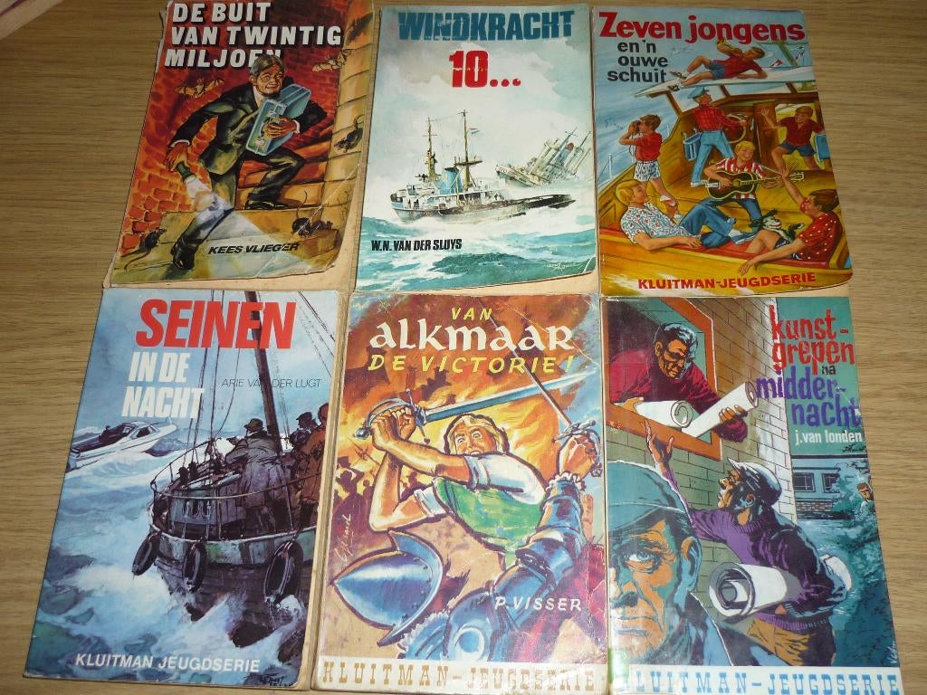 Oude jeugdboeken van uitgeverij Kluitman, Ophalen of Verzenden, Gelezen, Fictie algemeen