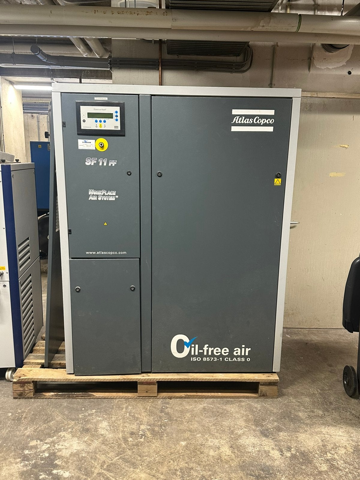 Atlas Copco SF11 FF Compressor – Werking Onbekend, 100 liter of meer, Ophalen, Zo goed als nieuw