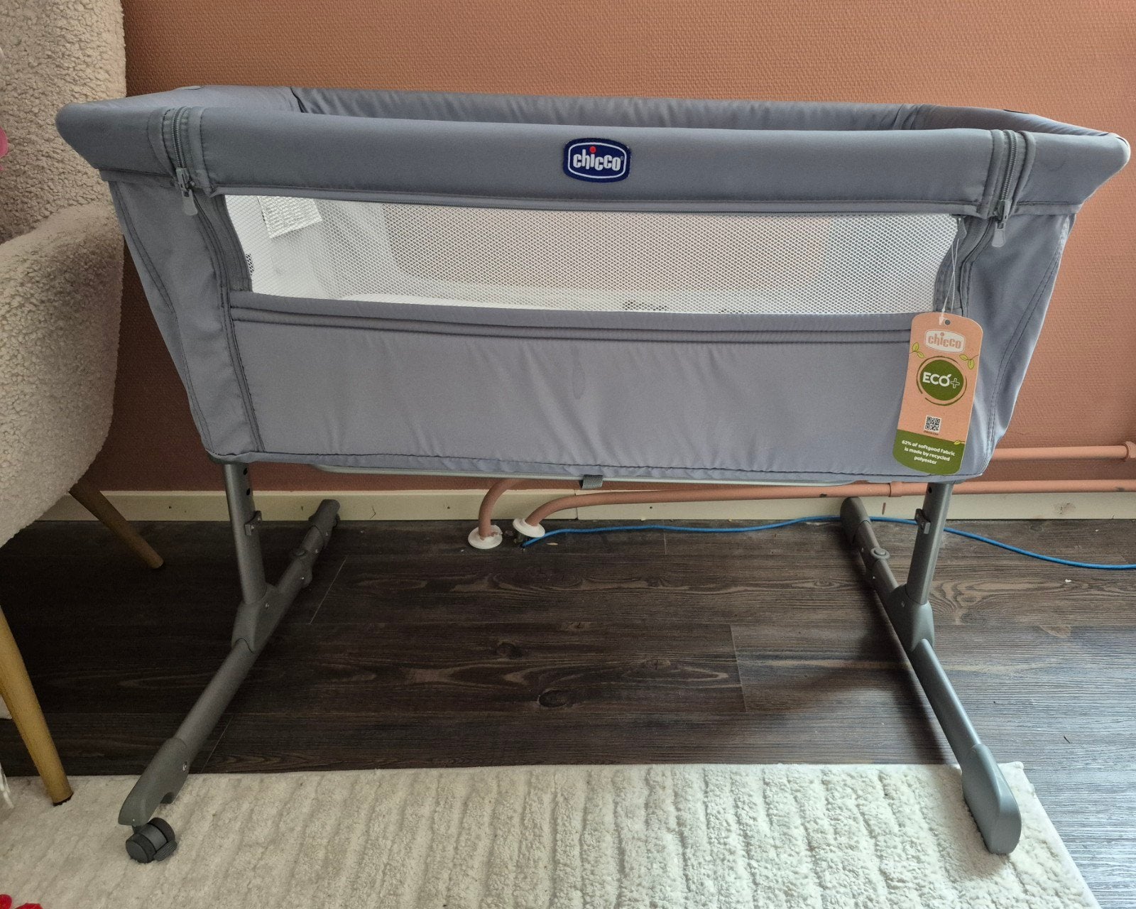 Chicco Next2Me Co-Sleeper Wieg met Extra Hoeslakens, Ophalen of Verzenden, Zo goed als nieuw, Wieg