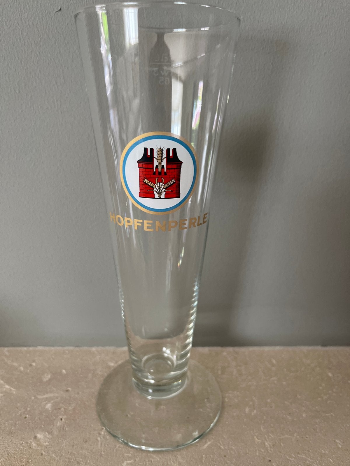 Hoppenperle Bierglas - Vintage verzamelobject, Antiek en Kunst, Ophalen