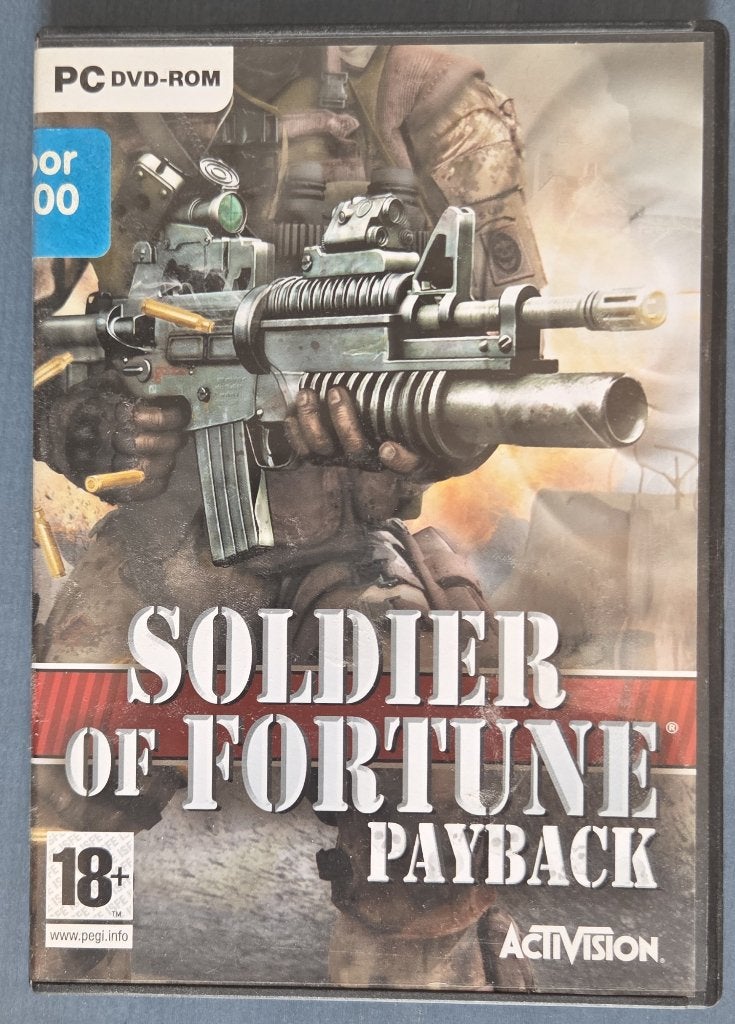 Soldier of Fortune: Payback PC, Spelcomputers en Games, Games | Pc, Zo goed als nieuw, Shooter, 3 spelers of meer, Vanaf 18 jaar