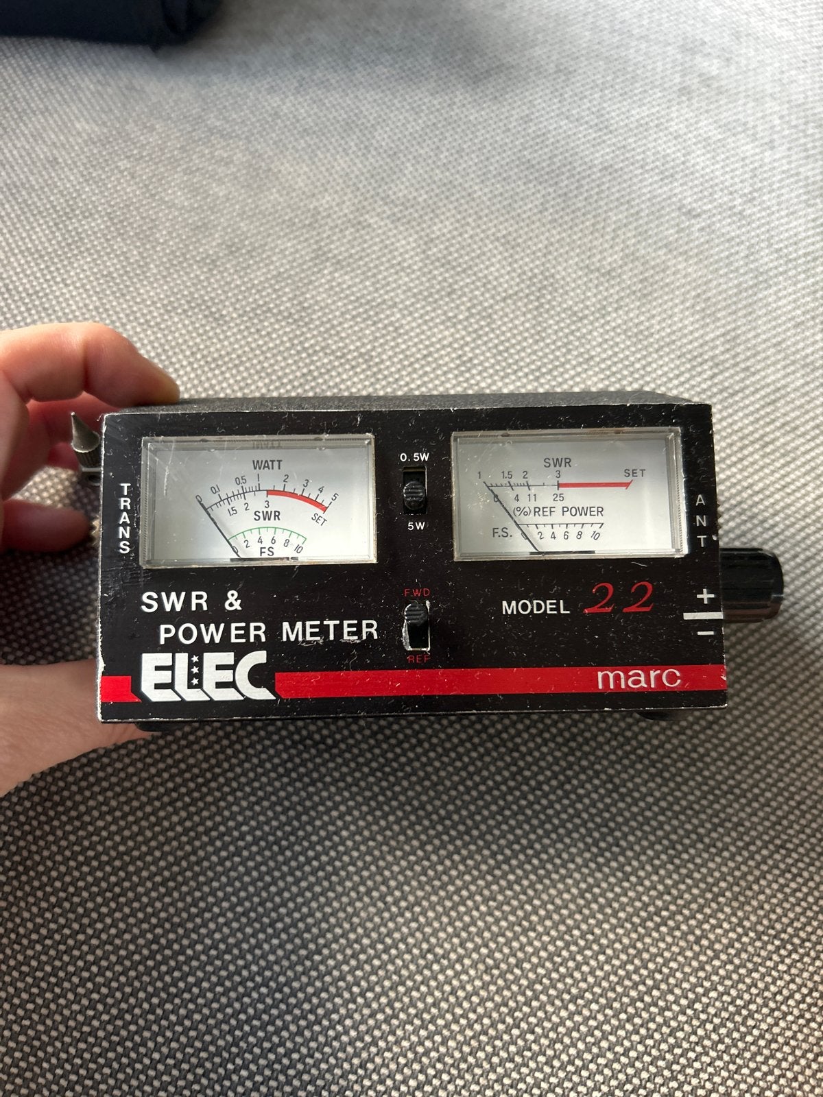 Elec Marc Model 22 SWR & Power Meter, Telecommunicatie, Zenders en Ontvangers, Gebruikt, Zender, Ophalen of Verzenden