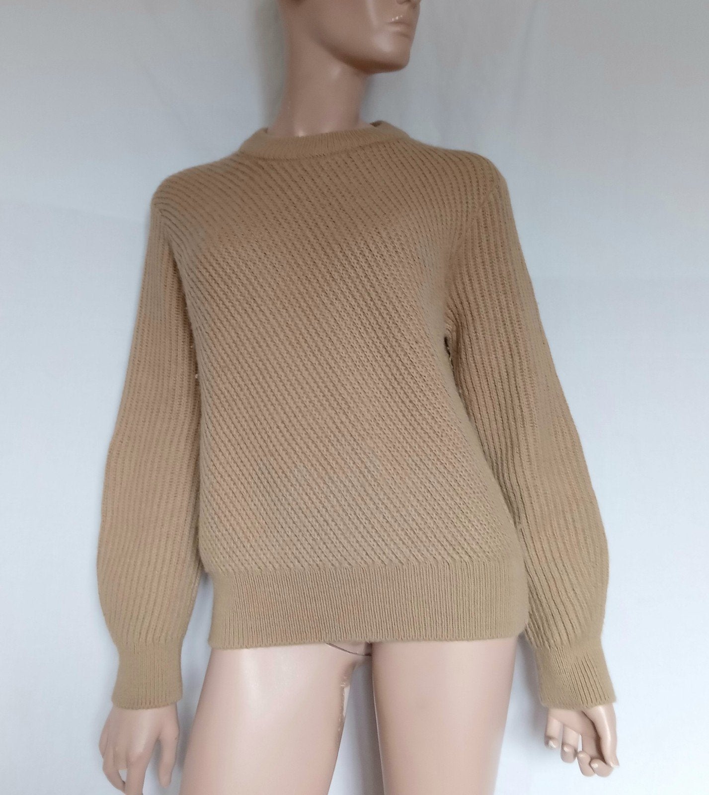 CLOSED Trui , Maat M , ALPACA, WOL, Kleding | Dames, Ophalen of Verzenden, Zo goed als nieuw, Maat 38/40 (M), Beige